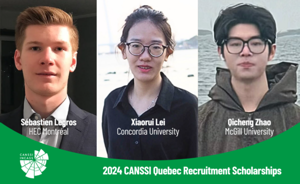 Trois doctorants seront les premiers à recevoir des bourses de recrutement de l’INCASS Québec post thumbnail